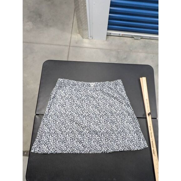 Columbia PFG Women's Lined Skirt Elastic Waist Sailor Print Size XL Blue - Picture 2 of 6